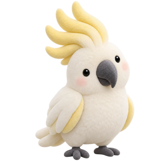 Cacatua ciuffogiallo, coworker Cockatoo