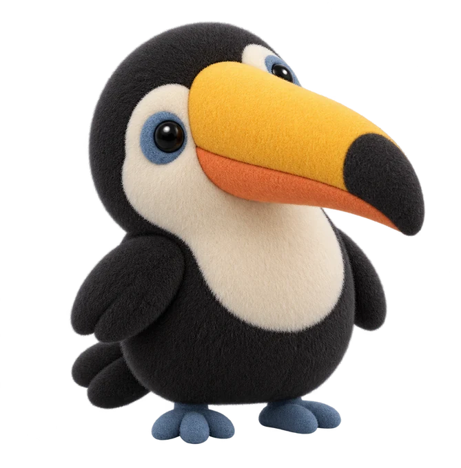 Tucano toco, coworker Tucan